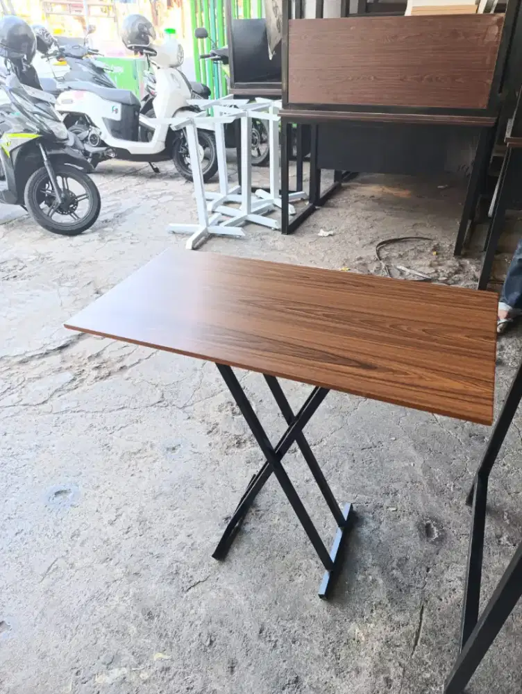 Meja Lipat Silang / CFD bazaar 80×40