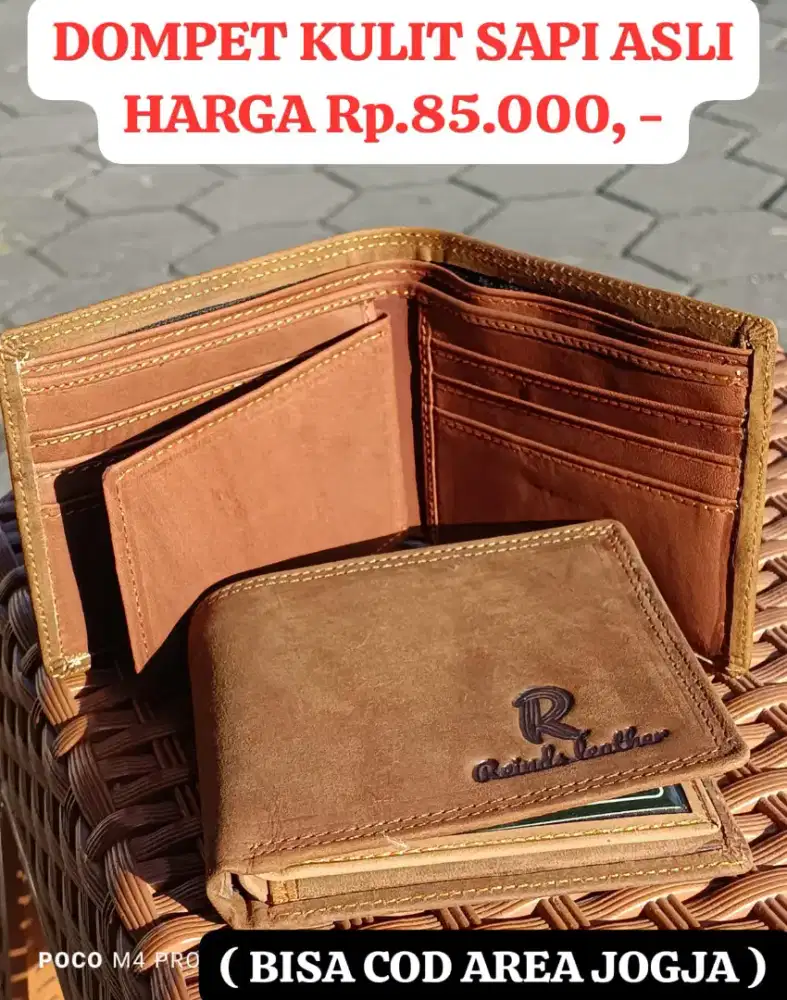 Dompet Kulit Sapi Asli ( COD JOGJA )