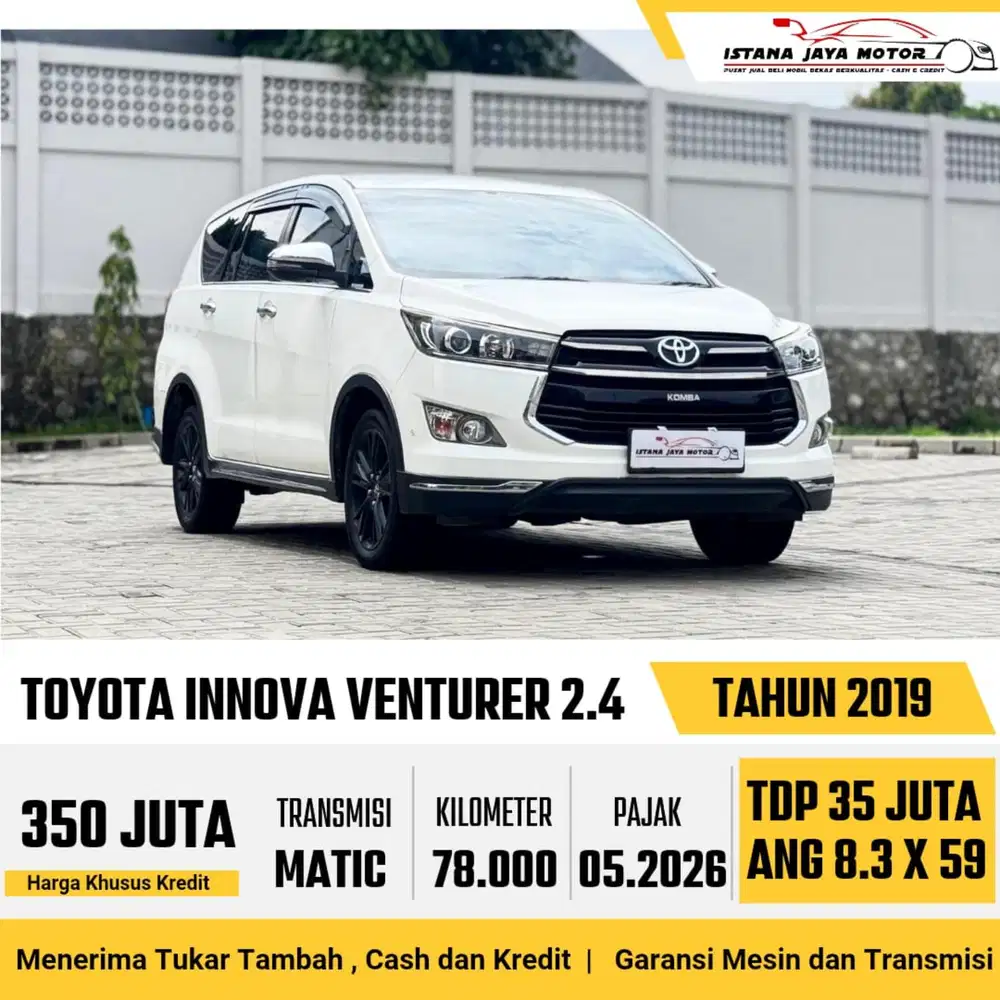 Toyota Venturer Diesel AT th 2019 #istana jaya motor