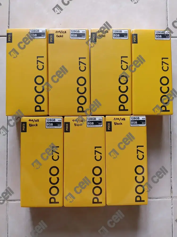 Poco C71 ram 4+4/128 100% baru Termurah