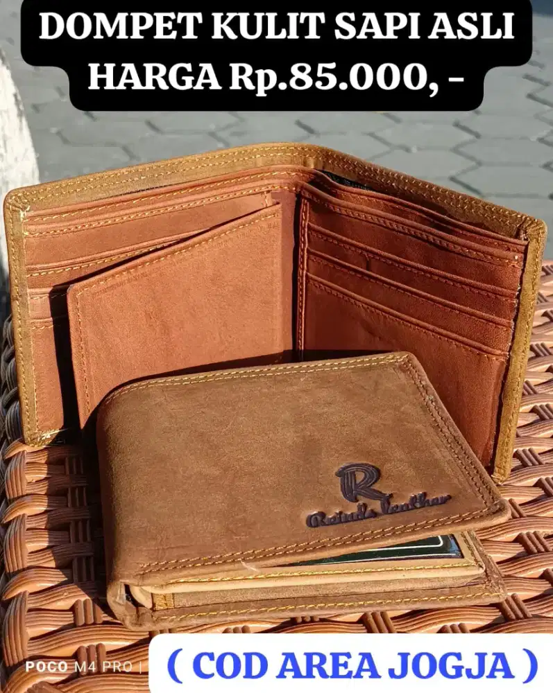 Dompet Kulit Sapi Asli ( COD JOGJA )