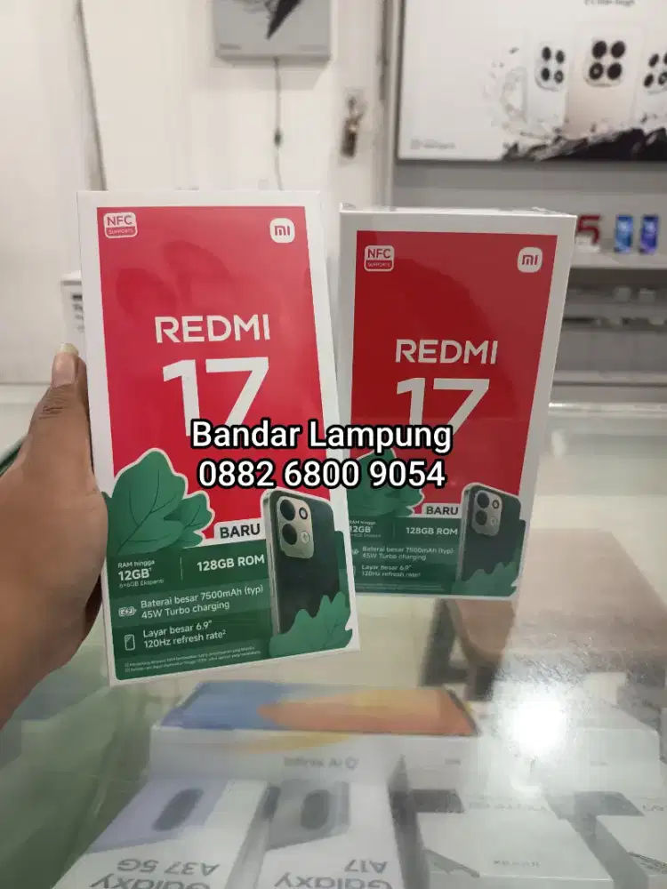 bnib Xiaomi note 17 4G 6/128 resmi indonesia