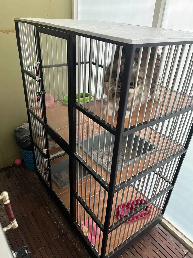 Kandang Kucing 2 Tingkat