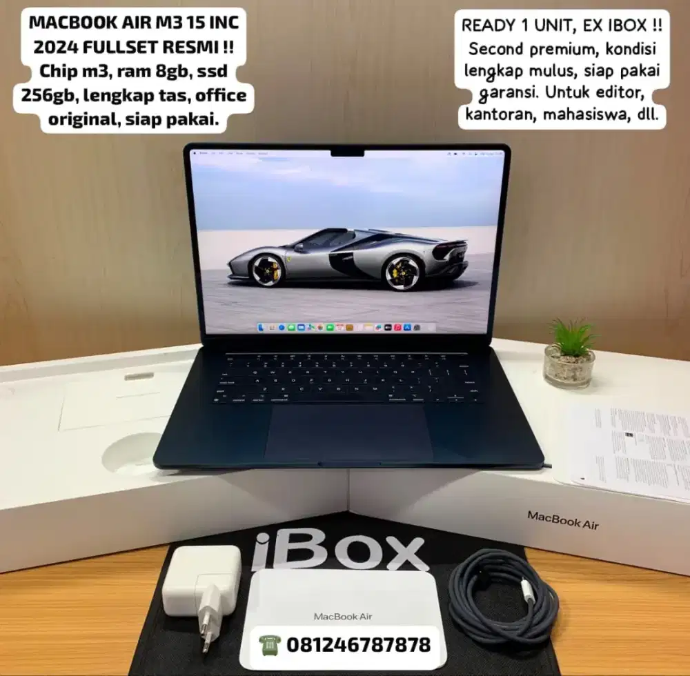 MACBOOK SECOND PREMIUM !! KONDISI LENGKAP MULUS, SIAP PAKAI GARANSI.