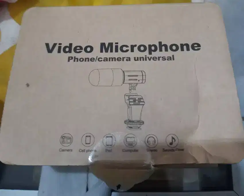 Mic Video Microphone Mikrofon Kamera dan HP Smartphone