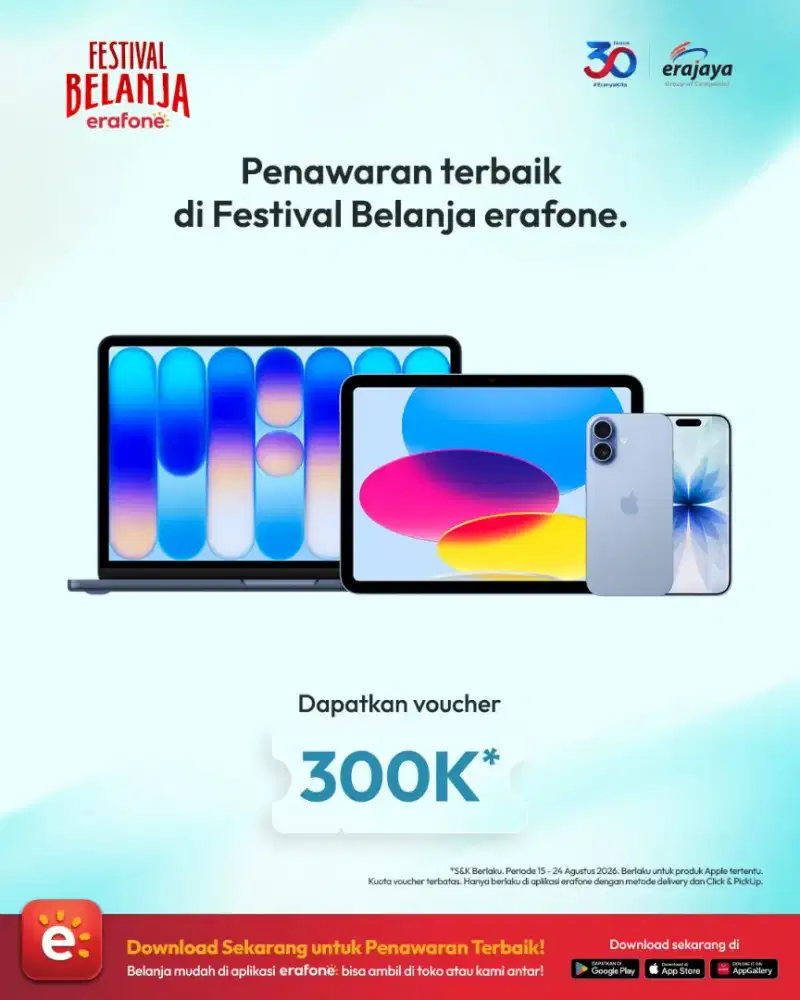 PROMO IPHONE DAPATKAN VOCER 300RB