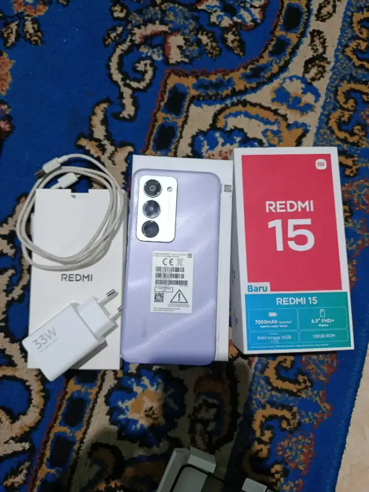 Redmi 15 8/128 Fullset Orian