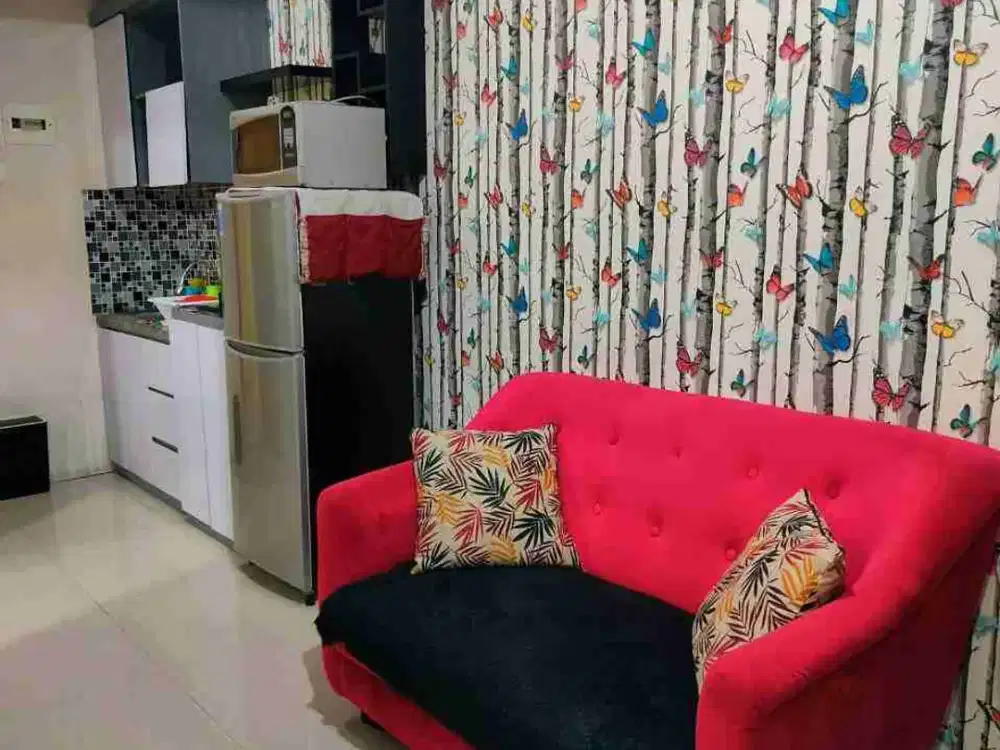 Dijual apartemen gunawangsa tidar 2 BR full furnish .