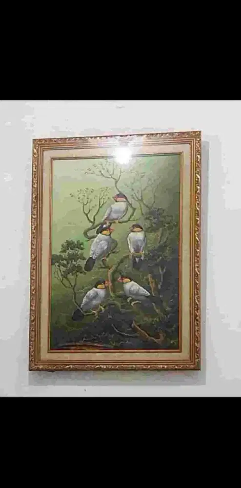 Dijual lukisan dinding ukuran tinggi 1,20 cm dan lebar 1 cm