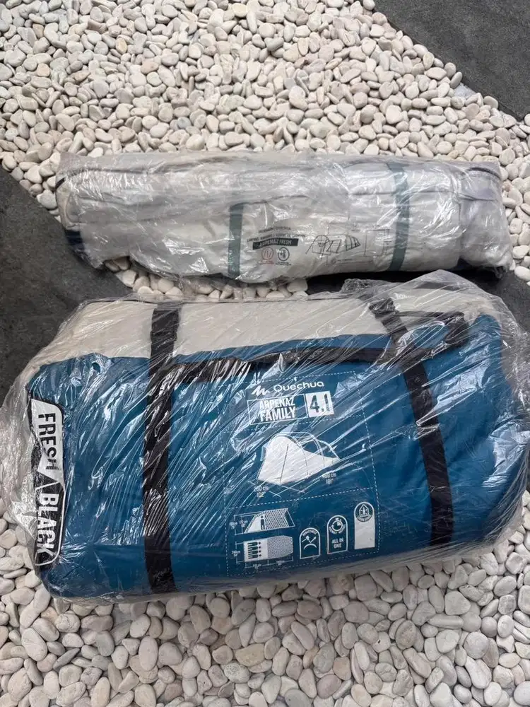 Tenda Camping Quechua Arpenaz Family 4.1 Fresh & Black