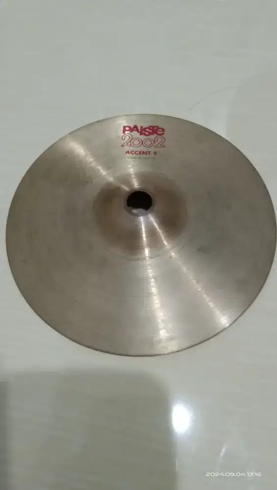 Cymbal paiste 2002 accent 6 inch