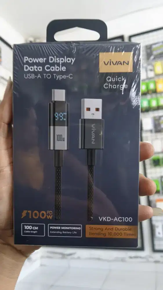 KABEL DATA TYPE-C VIVAN VKD-AC100