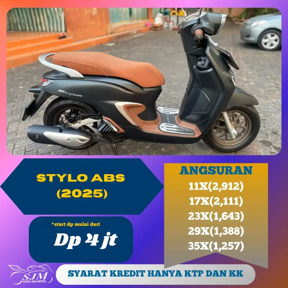 HONDA STYLO ABS 2025 CASH & KREDIT