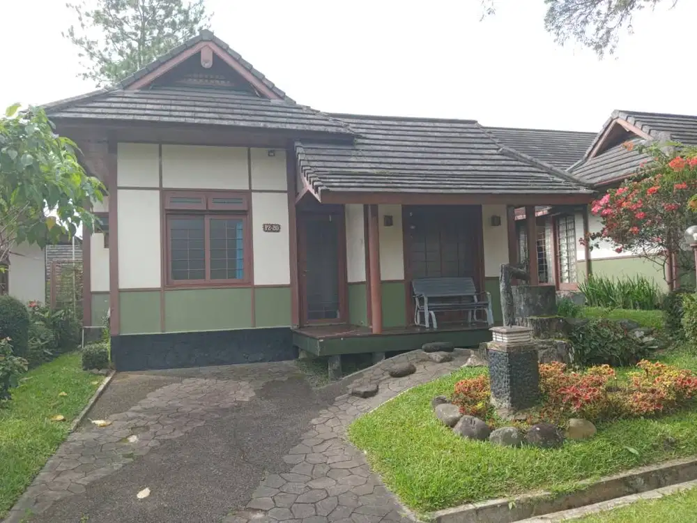 Di JUAL VILLA GANDENG 2 in 1 di KOTA BUNGA, PUNCAK tipe Jepang (Osaka)