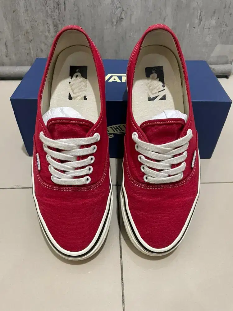 WTS Vans LX Authentic Reissue 44 Racing Red / Marshmallow