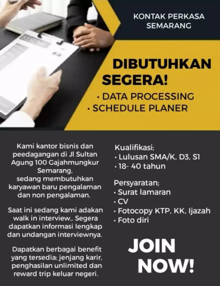 LOKER AGUSTUS 2026