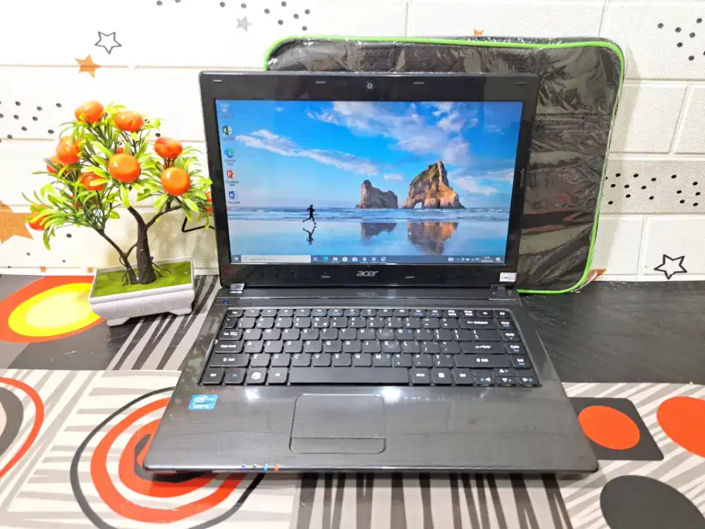 Core i3 ram 4 hdd 320 acer 4752 normal semua tinggal pake aja