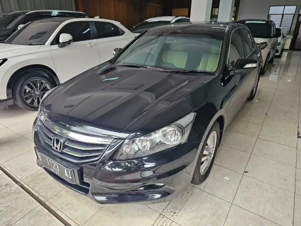 (KM 5RB) Honda accord vti at 2012 hitam km 5rb, simpanan, full orsnl