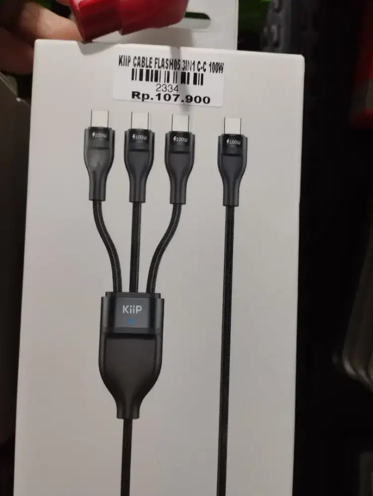 KIIP CABLE FLASH05 3IN1 C-C 100W | ATLANTIS DAHSYAT