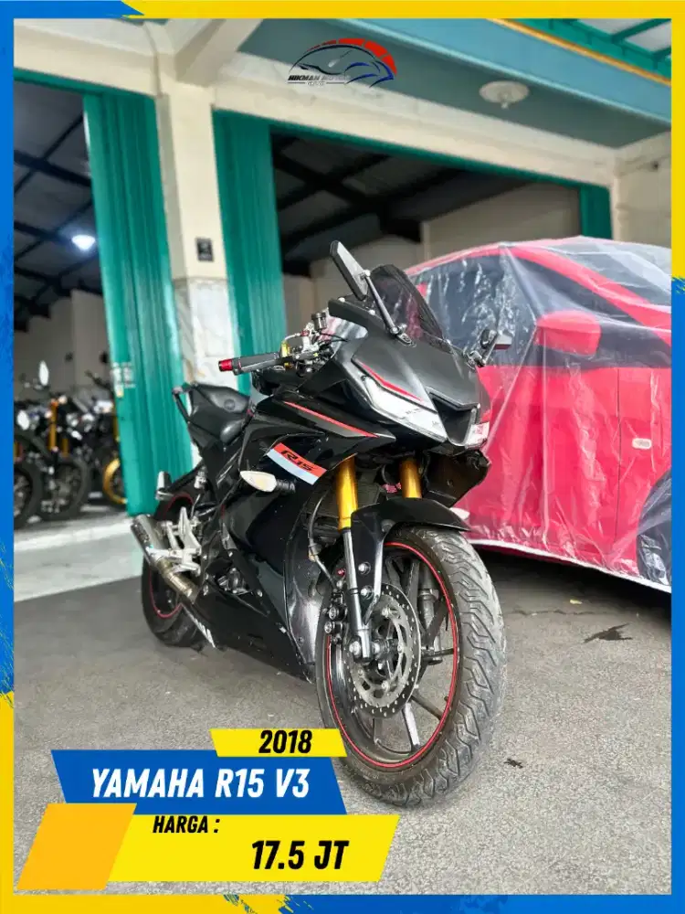 YAMAHA R15 V3 2018 GASS POLL BOSSKU HIKMAH MOTOR KEPUH MALANG