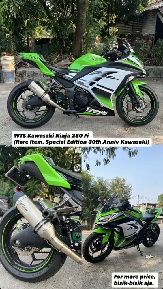 WTS!!! Kawasaki Ninja 250 Fi (Special Edition 30th Anniv Kawasaki)