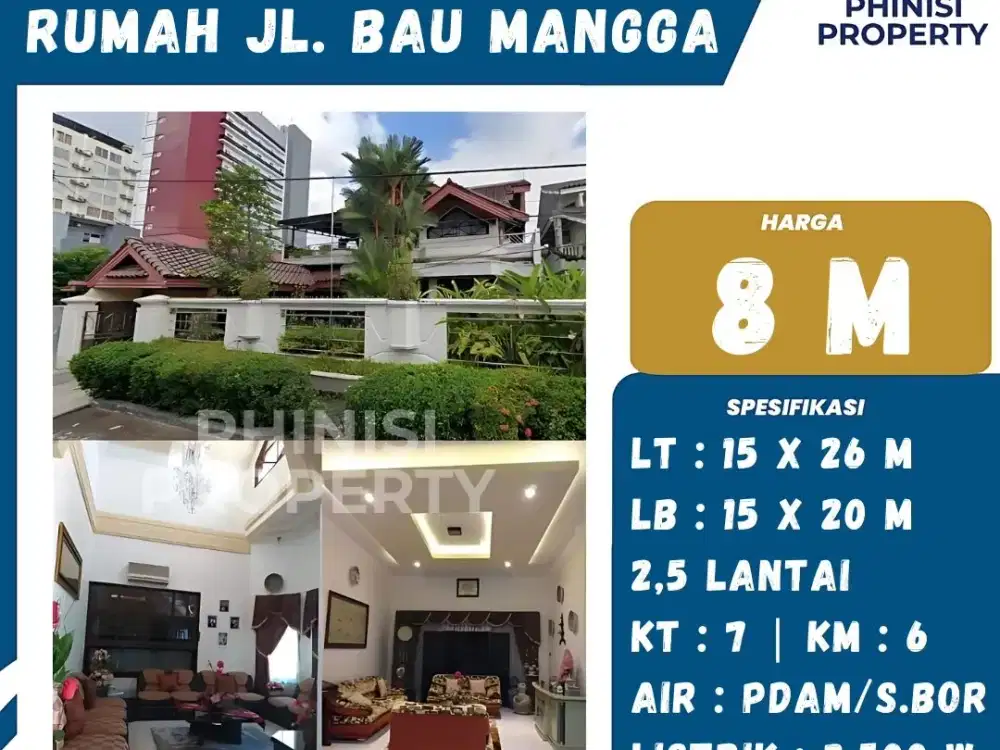 DIJUAL Rumah di Jalan Bau Mangga