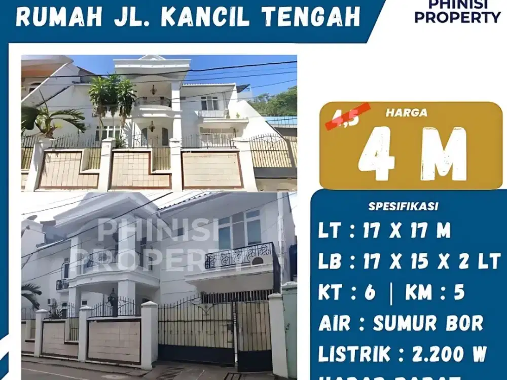 DIJUAL Rumah di Jalan Kancil Tengah