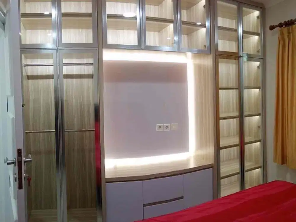 disewakan apartemen city home santa monica full furnish bagus siap huni