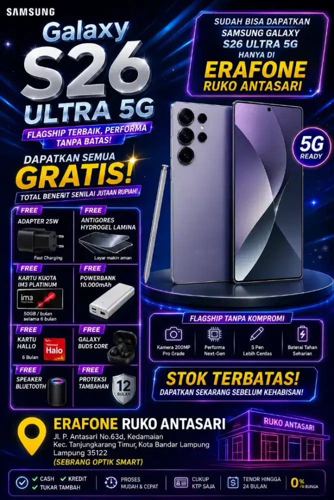 samsung galaxy s26ultra cicilan hingga 24bulan