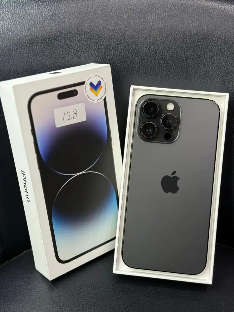 iphone 14 promax 128gb ibox bh 84% original cek sepuasnya