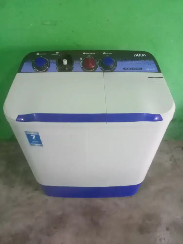 Jual mesin cuci merek AQUA hijap series kapasitas 8 kg