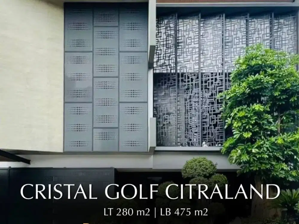 DI JUAL  RUMAH MINIMALIS CRISTAL GOLF  CITRA LAND SURABAYA