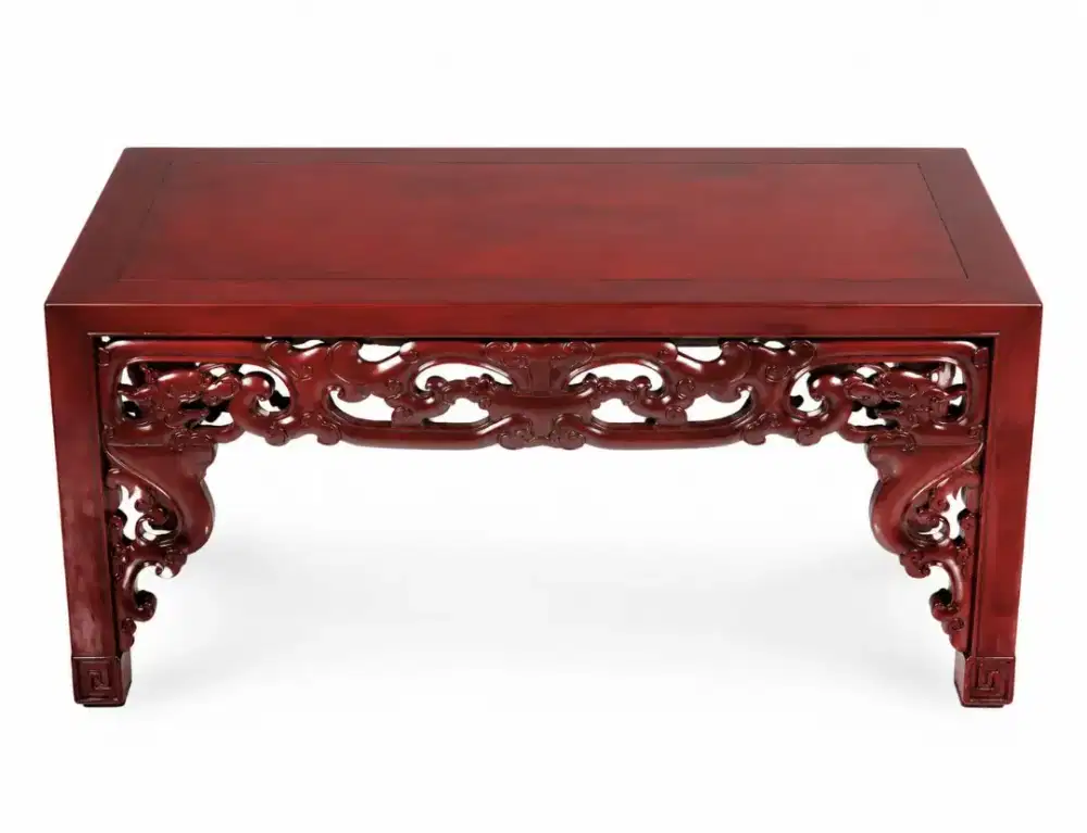 Meja Chinese Altar Table Meja Ukir Kayu Jati Solid