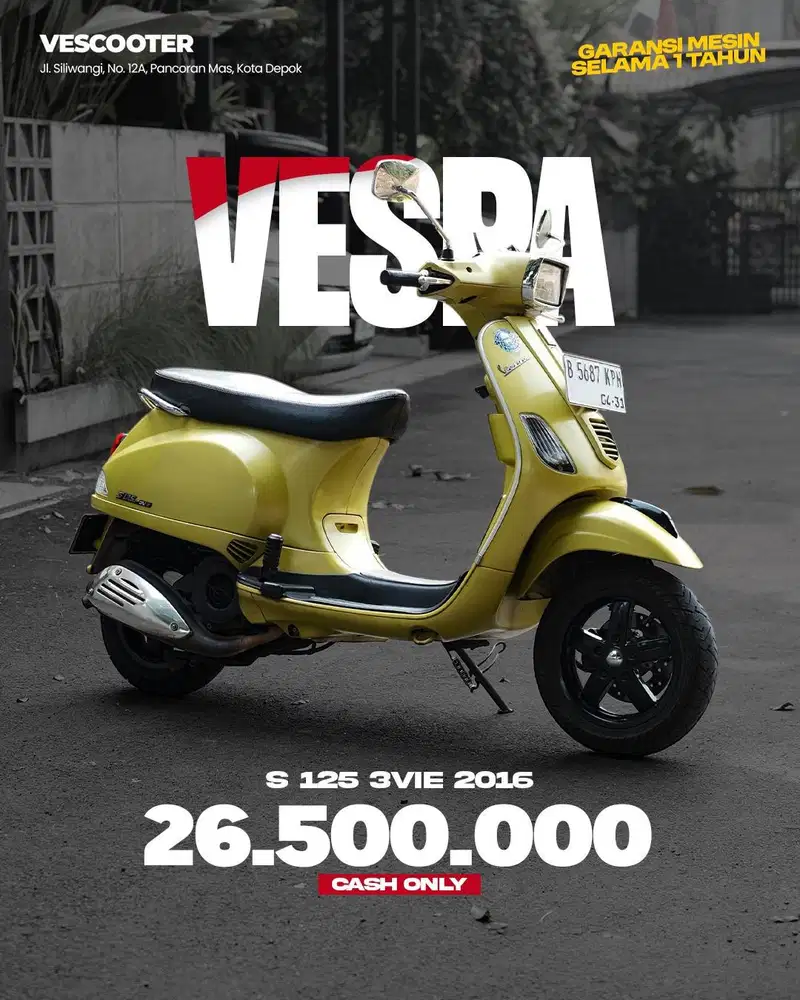VESPA S 125 3VIE 2015