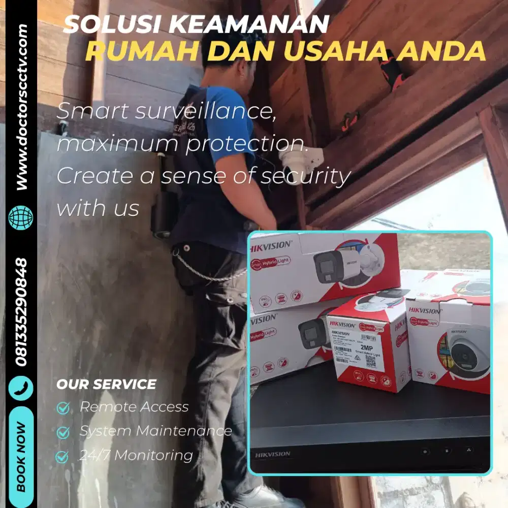 PROMO CCTV MURAH BERKUALITAS, CCTV INDOR OUTDOR