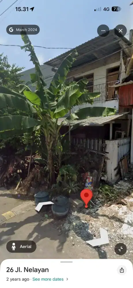 DIJUAL RUMAH HITUNG TANAH DI JL NELAYAN SURABAYA MURAH BISA NEGO
