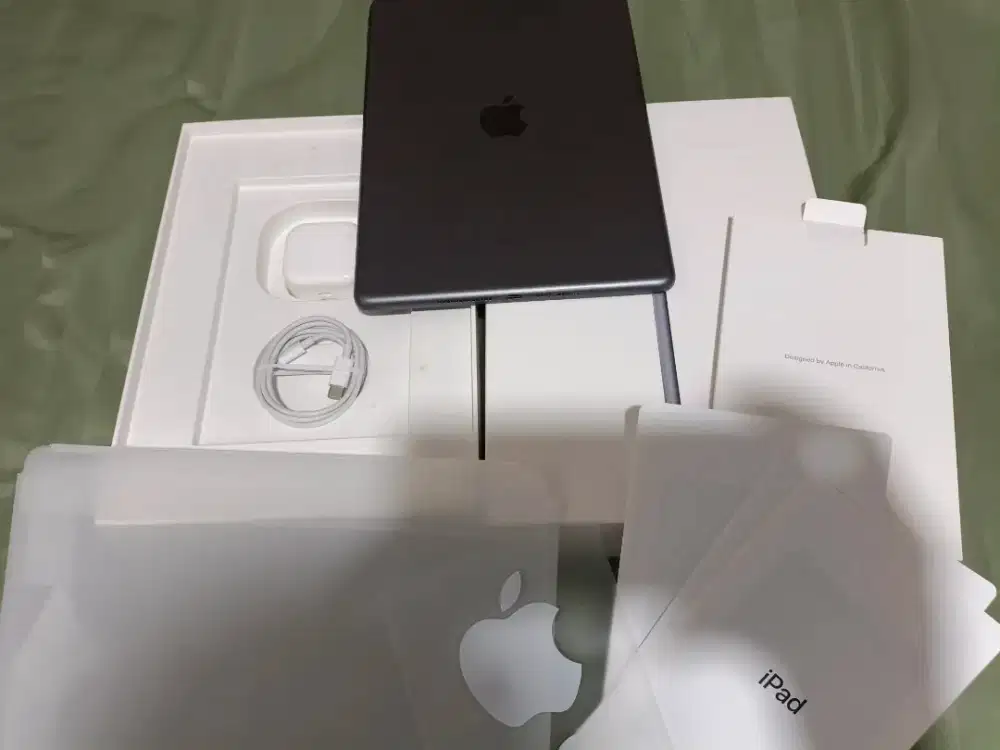 Apple iPad 9 256gb wifi only like new fulset original semua NO MINUS