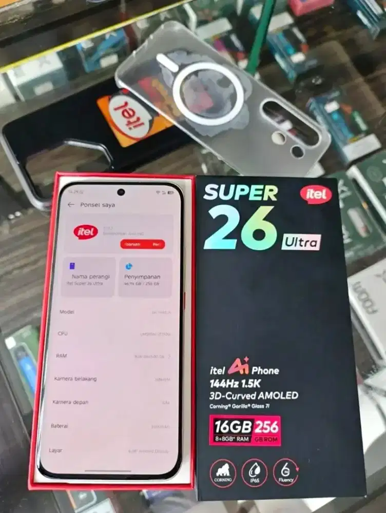 Itel S26 ultra 16/256 layar lengkung mulus 999%