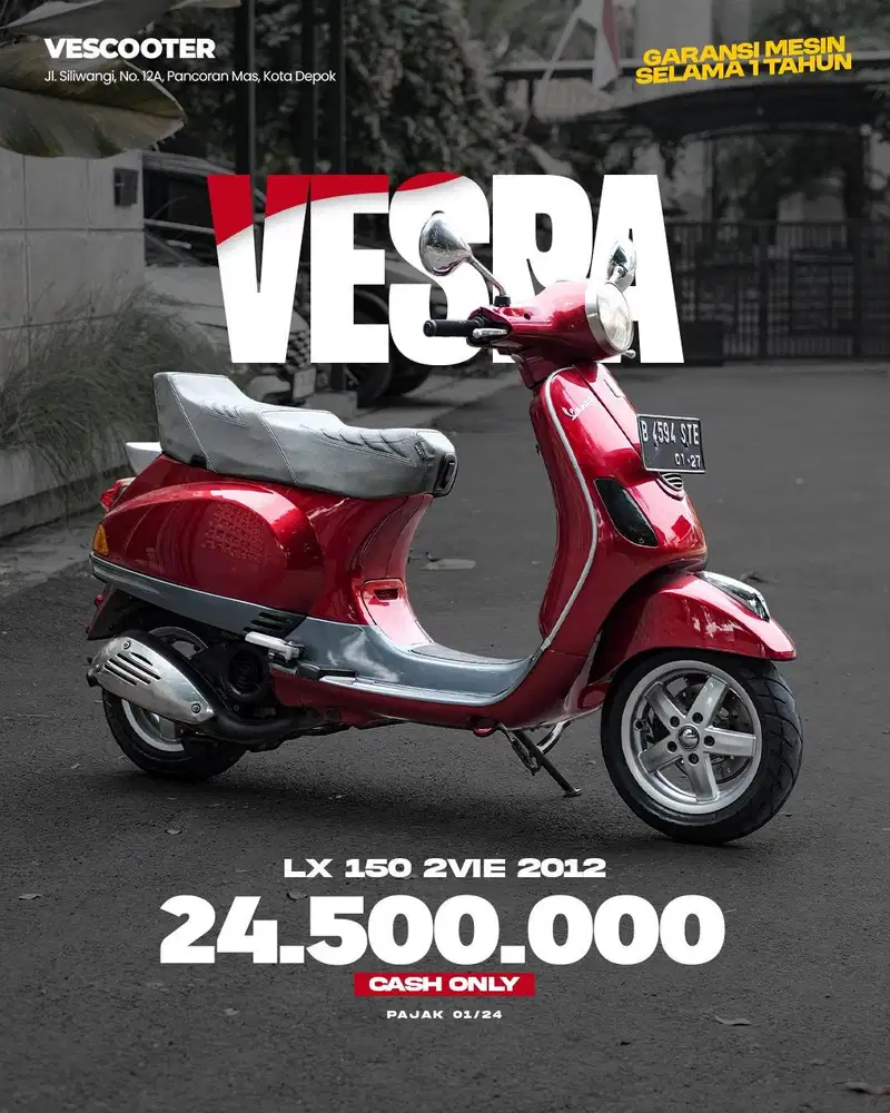 VESPA LX 150 2VIE INJECTION 2012
