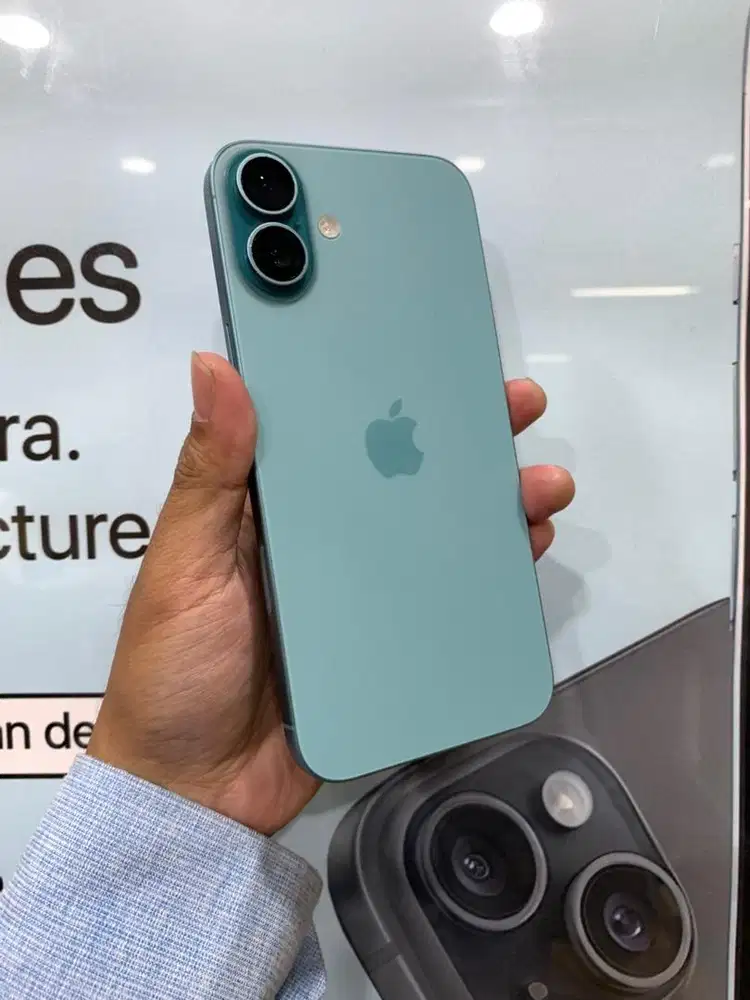 SECOND IPHONE 16 PLUS 256GB TEAL - GARANSI EX IBOX