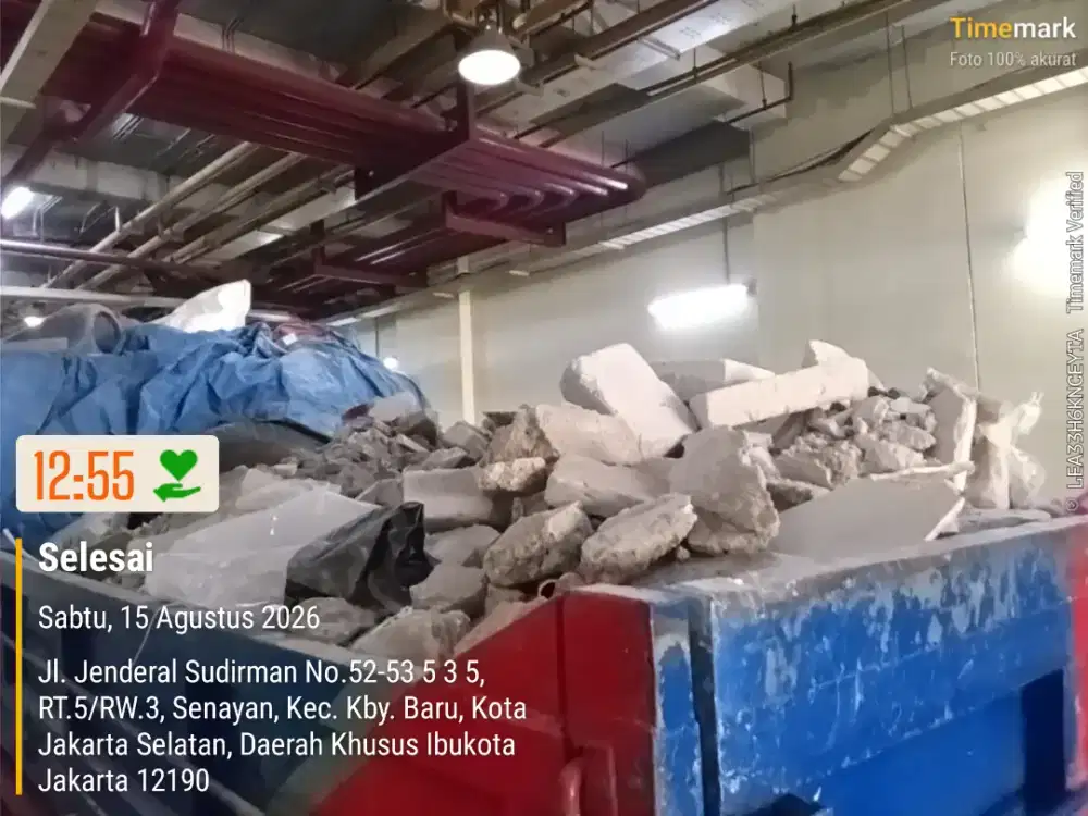 Jasa buang puing dan angkutan sampah