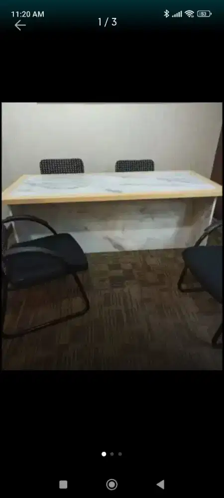 Perlengkapan usaha | meja kursi kantor