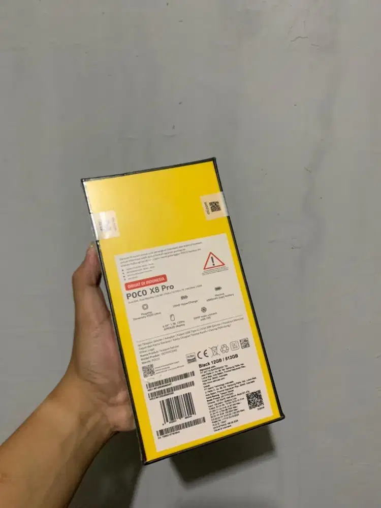 Poco x8 pro 12/512 black new segel resmi