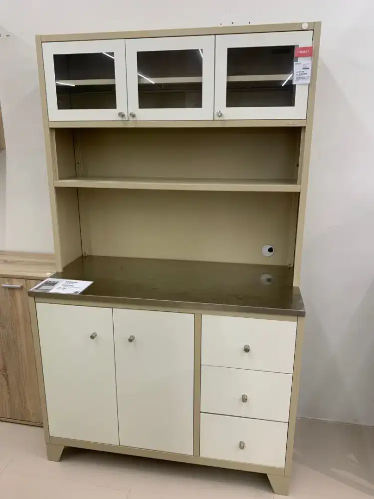 LENNOX KITCHEN METAL KABINET CREAM U/2
