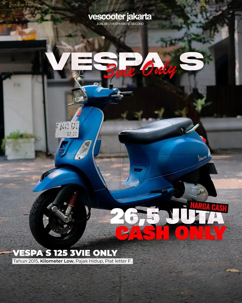 VESPA S 125 3VIE 2015