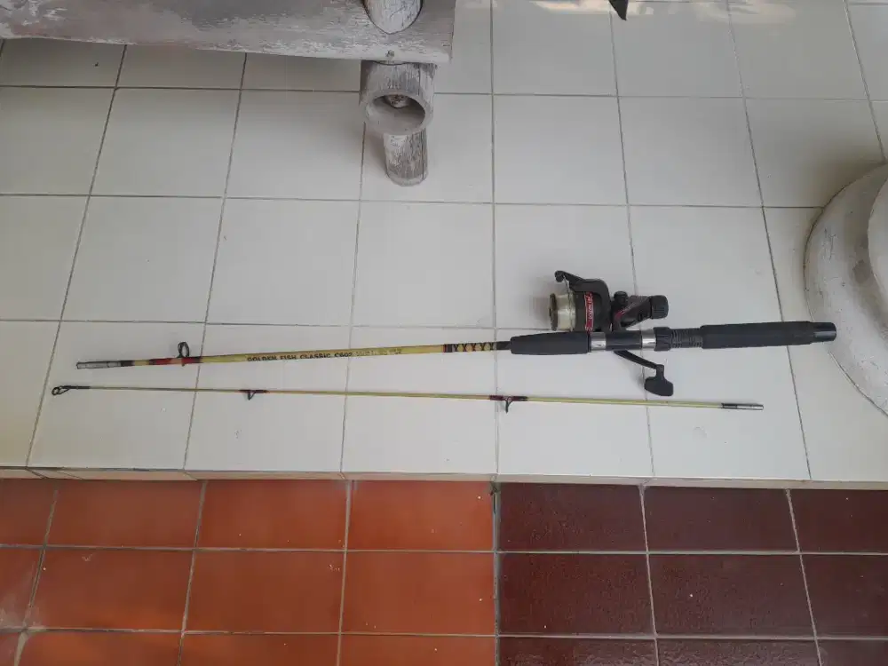 Dijual Joran & Reel Golden Fish Classic 100% No Minus!
