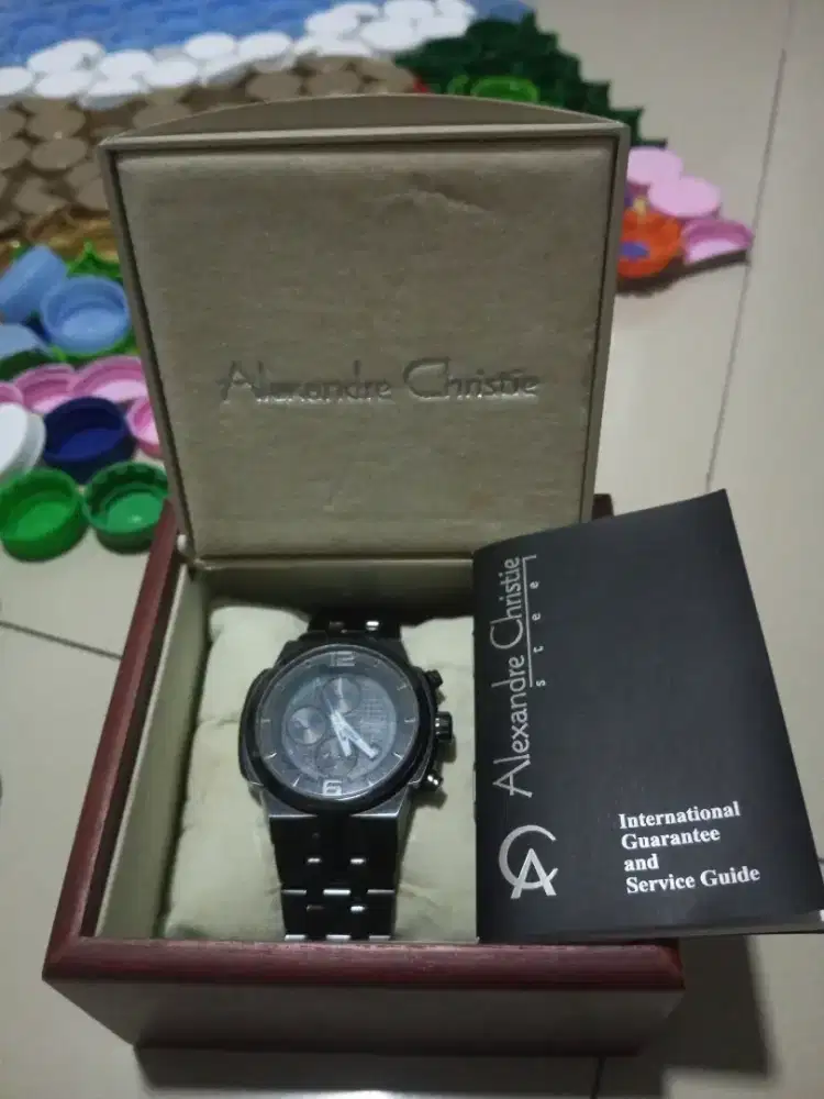 Alexandre Christie 6455MC Original Mulus warna All Black