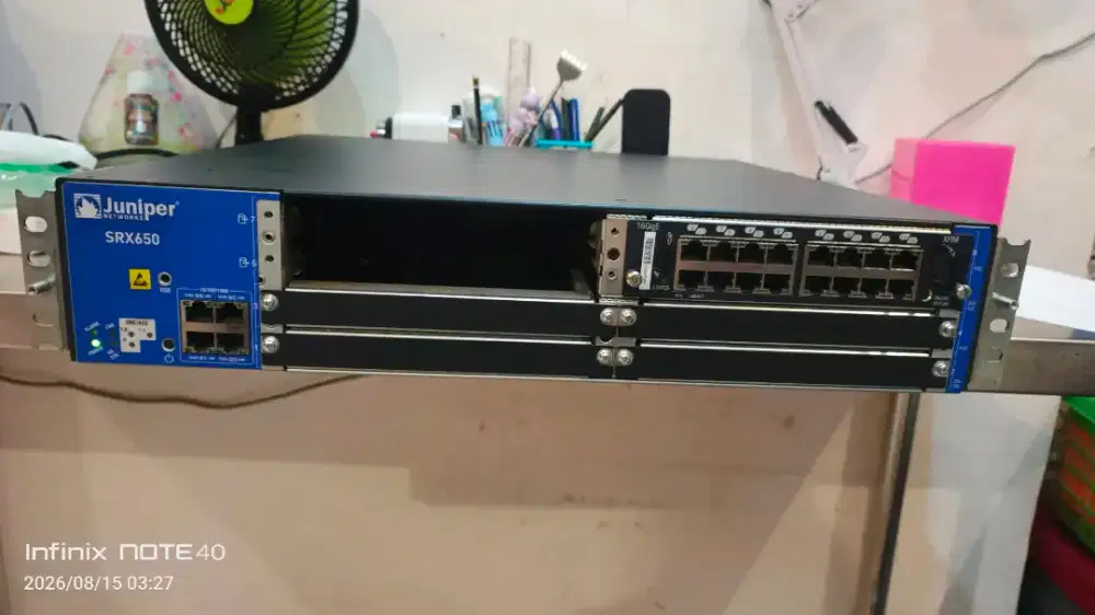 Paket Juniper SRX650 + 2x SRX-GP-16GE + Huawei AR151-S + D-Link