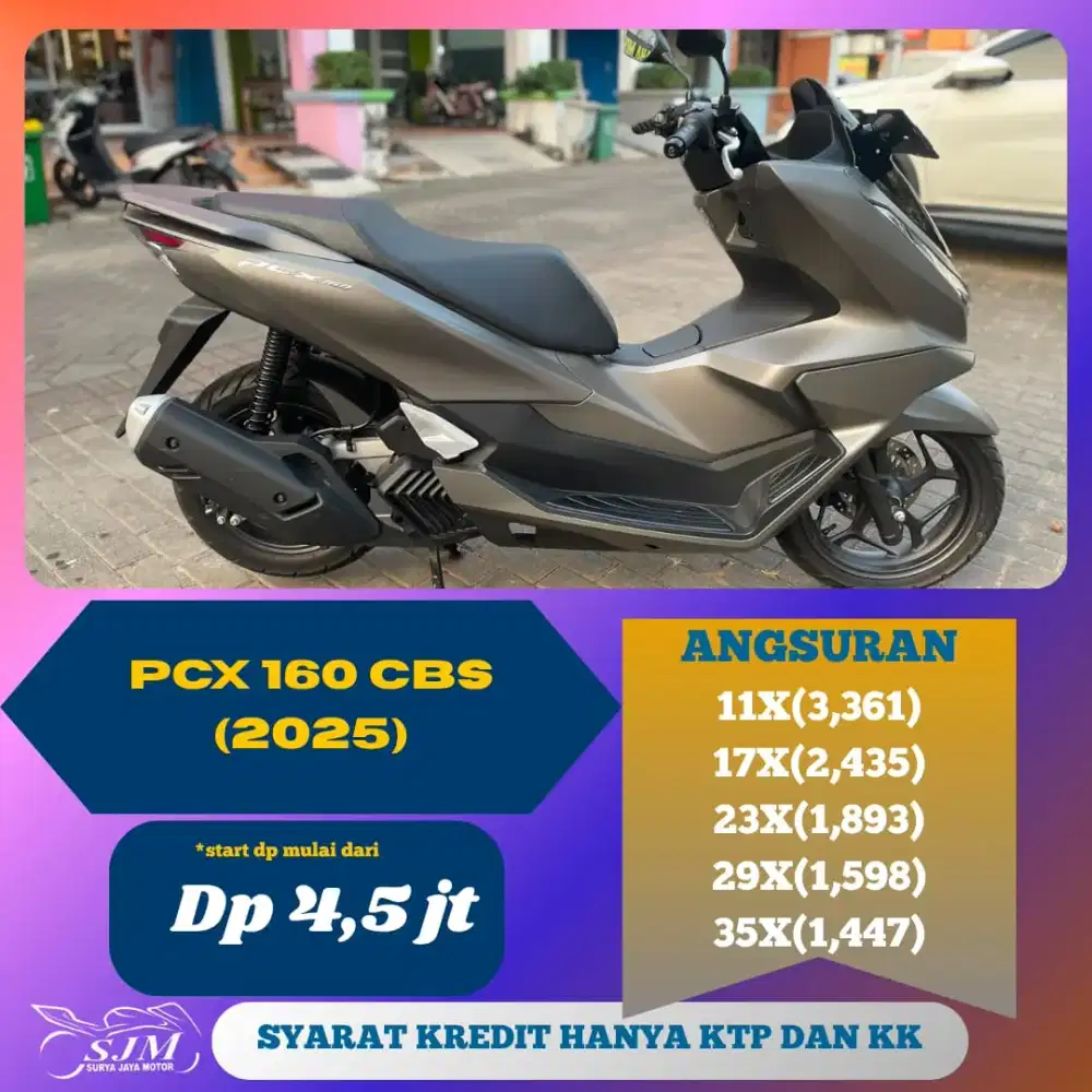 HONDA PCX 160 CBS 2026 CASH & KREDIT