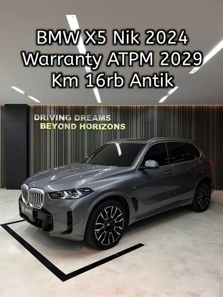 BMW X5 xDrive40i M-Sport G05 LCI AT 2024 Abu-abu Km16rb B253HLD